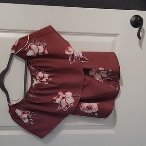 Off the shoulder tank